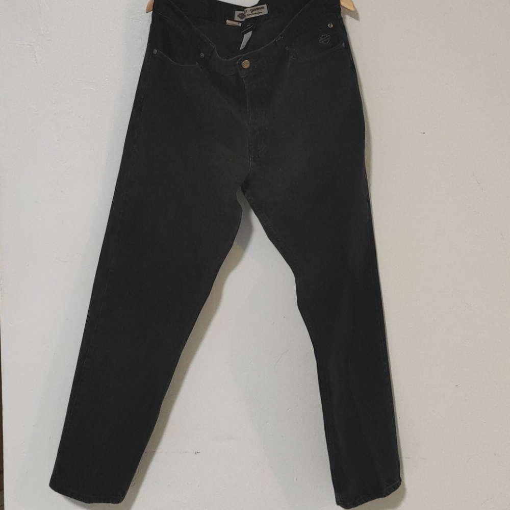 Harley Davidson Black Jean in Great Shape 36/32
